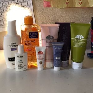 assorted skincare